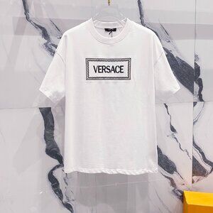 Women's embroidered alphabet print short sleeves